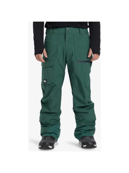 Spodnie długie Quiksilver Utility ciemnozielone L zielone