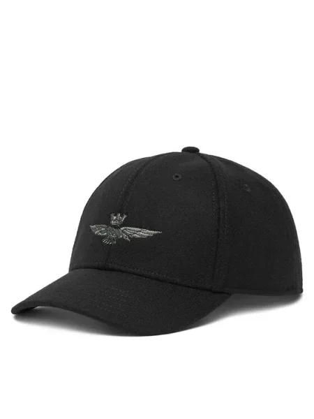 Бейзболна шапка с вълна Aeronautica Militare черно