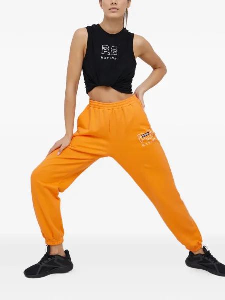 Pantaloni P.e Nation alergare portocaliu