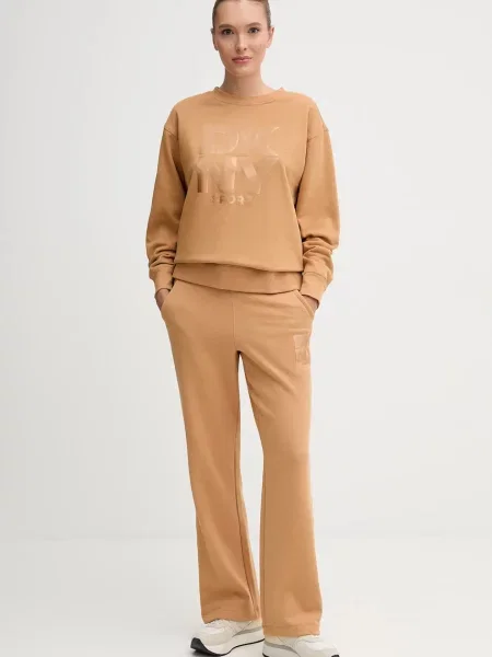 Кофта Dkny візерунок коричневий