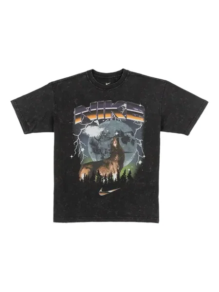 Tricou Nike din fleece plisat până la genunchi albastru