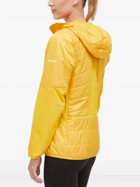 Geacă Salewa cu glugă galben