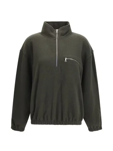 Pulover Rier din fleece verde