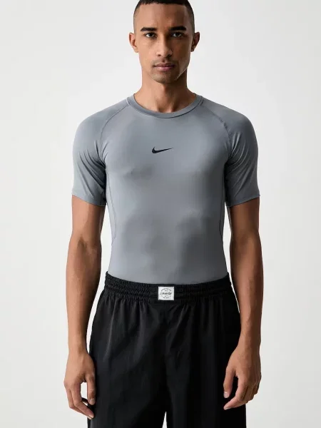 Nike tréninkové tričko Pro šedé