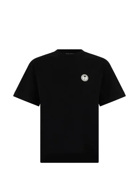Tricou Palm Angels cu autograf negru