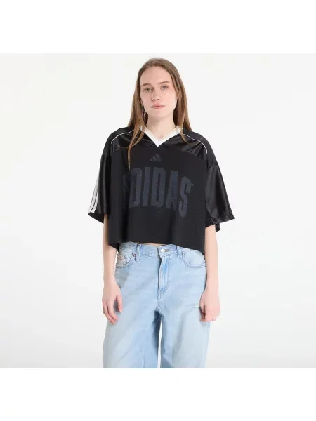 Тениска adidas W Sta Seas Tee Black/ Crli/ Off White M бяло