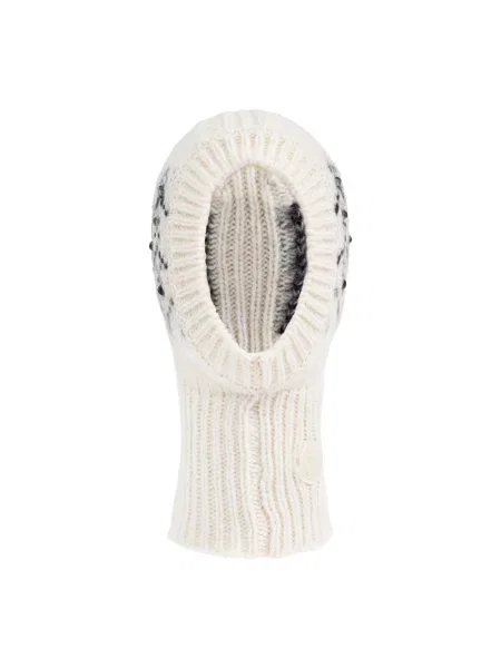 Szal Moncler wełniana beżowa