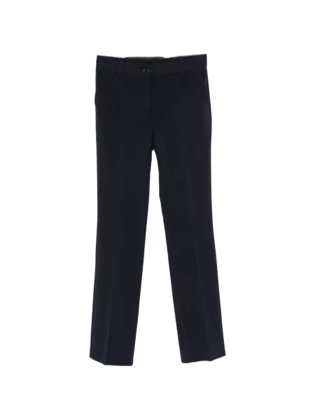 Pantaloni Twinset cu autograf albastru