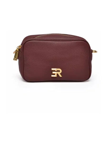 Torebka crossbody Ermanno Scervino skórzana czerwona