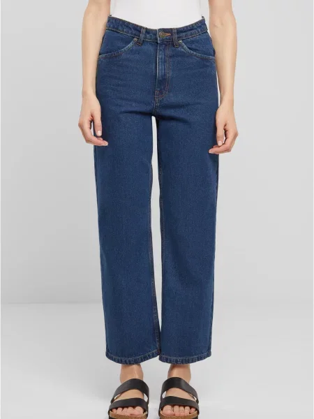 Urban Classics Džíny džínovina / hnědá modrá