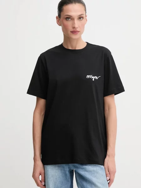 Тениска MSGM дамска черно