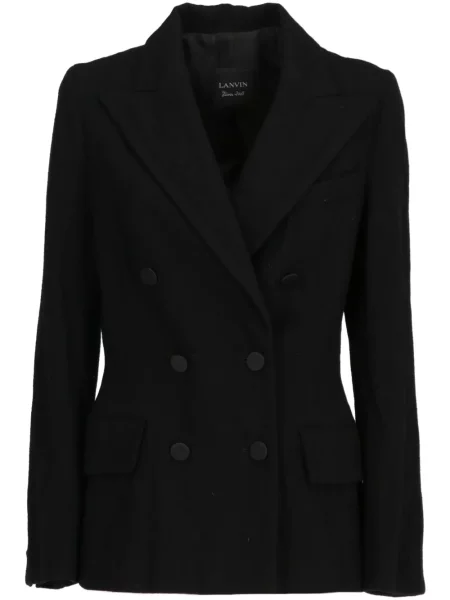 Dvouřadé sako Lanvin Pre-owned černé