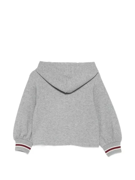 Bluza z kapturem dziecięca Emporio Armani szara