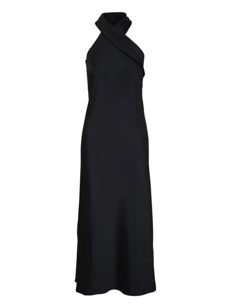 Sukienka bez rękawów Galvan bez rękawów garniturowa czarna