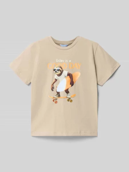 T-shirt z czystej Bawełny Mayoral