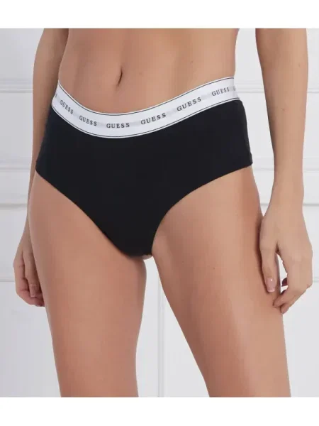 Pantaloni culottes Guess Underwear negru
