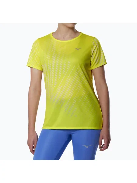 Tricou de alergare pentru femei Mizuno Core Graphic Tee lightning yellow galben