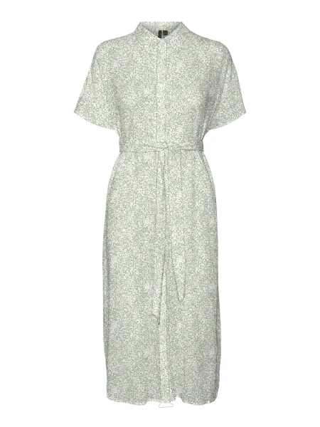 VERO MODA Rochie tip bluză Menny kaki alb
