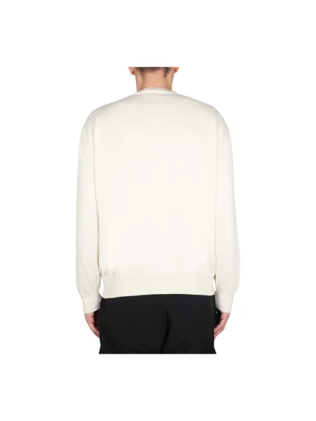 Dzianinowy sweter Marcelo Burlon beżowy