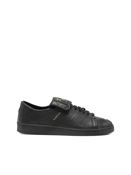 Sneakersy Adidas skórzane czarne