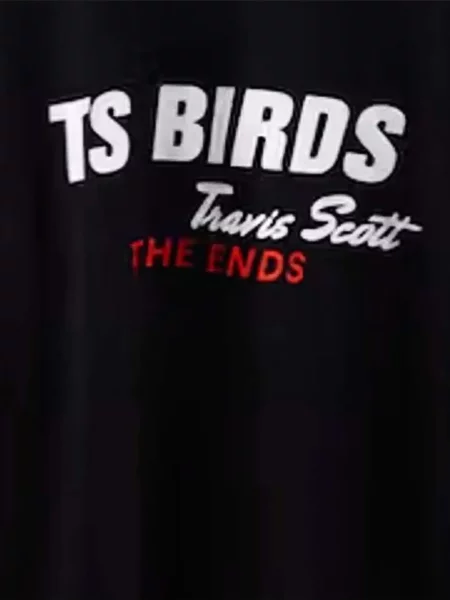 Tricou Travis Scott cu imagine negru