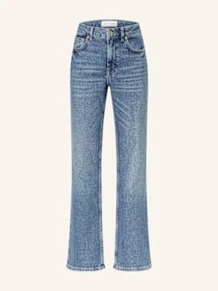 Samsøe Samsøe Flared Džíny Salella blue comfort modré