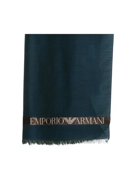 Szal Emporio Armani niebieska
