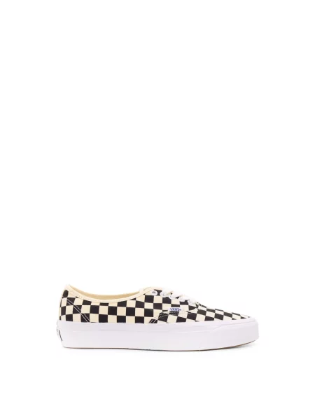 Sneakersy Vans Authentic w kratę beżowe