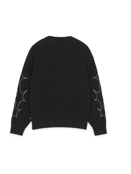 Dzianinowy sweter Iuter czarny