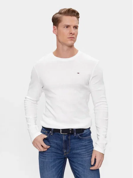 Tommy Jeans Póló tengerészkék / piros fehér