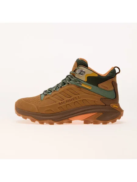 Обувки Merrell Moab Speed 2 Leather Mid Waterproof с лека изолация кафяво