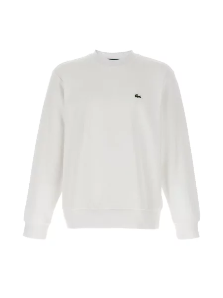Lacoste bluza z bawełną biała