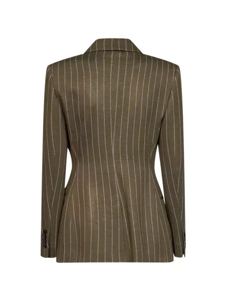Sacou Max Mara cu două rânduri de nasturi verde