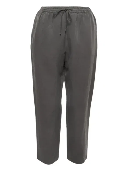 Pantaloni Weekend Max Mara de mătase gri