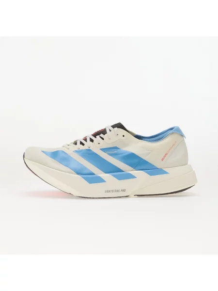 Sneakers adidas ADIZERO Adios Pro 4 Running Off White/ Light Blue/ Bright Red EUR alb