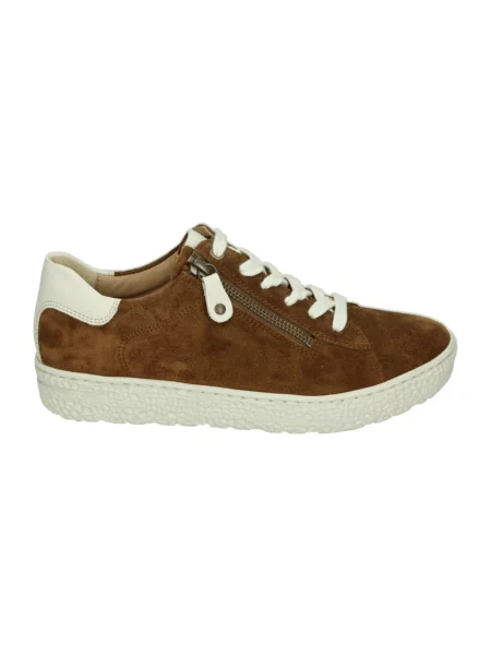 Sneakersy Hartjes zamszowe brązowe