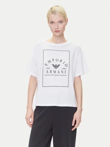 Emporio Armani Underwear T-Shirt Loose Fit λευκό