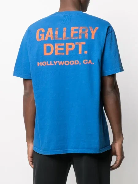 Tricou Gallery Dept. cu imagine albastru