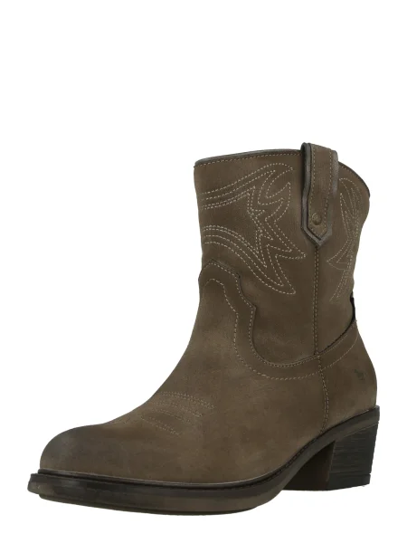 MUSTANG Kovbojské boty barvy bláta