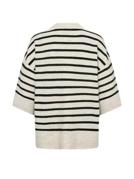 Soyaconcept Pulover SC-ORLEAN STRIPE 11 pepene roșu