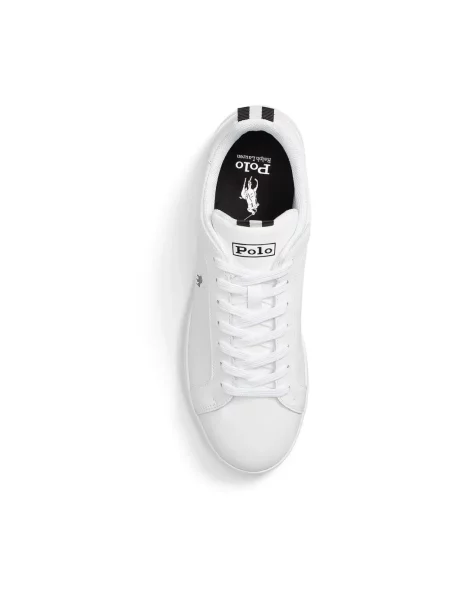 Sneakersy Ralph Lauren Court skórzane białe