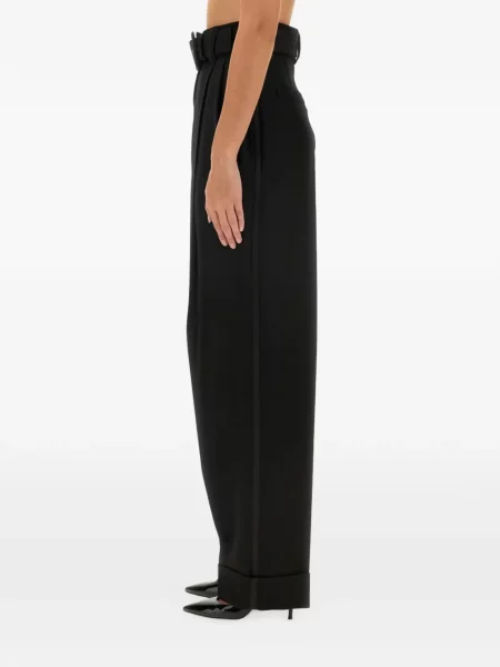 Pantaloni Max Mara streetstyle negru