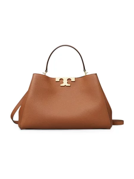 Torebka Tory Burch skórzana brązowa