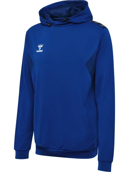 Poliestrowa bluza z kapturem Hummel Authentic niebieska