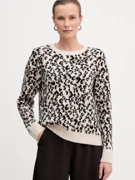 Morgan pulover din amestec de lână bej