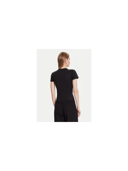 Guess Marškinėliai Slim Fit juoda