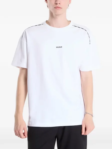 Tricou Hugo cu imagine alb