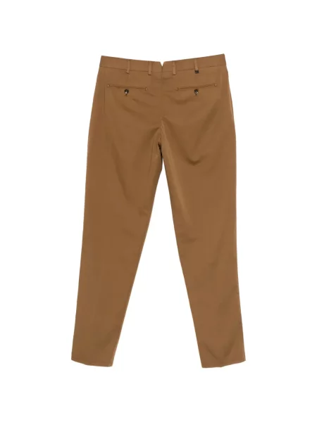 Pantaloni Pt Torino plisate maro