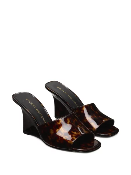 Sandale Stuart Weitzman cu pană maro