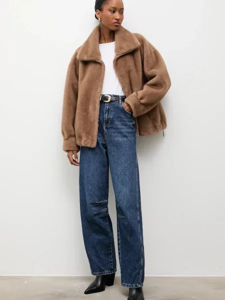 Answear.LAB jeansy granatowy
